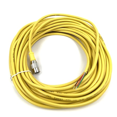 Trupower M12 Ac Micro Cable , 3-Pin, Female Straight, 5M For 063-0108 And 063-0109 263-1138-015